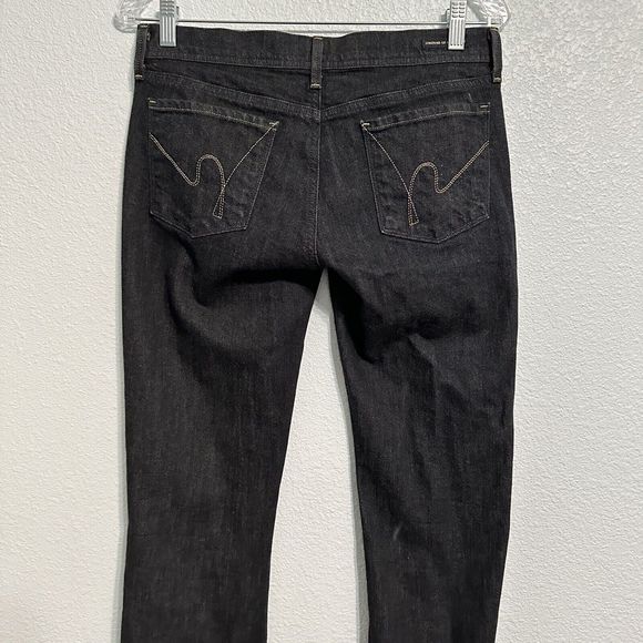 Citizen Of Humanity Ingrid Stretch Low Waist Flare Blue Jeans Size 28 Stay Gold - Picture 5 of 16